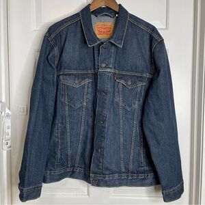 Levi's Men's Denim Cotton Button Front Denim Trucker Jacket Size XL